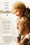 away from her